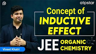 Inductive effect in 10 min  Class 11  Organic chemistry  ATP STAR JEE amp NEET  Vineet Khatri sir [upl. by Arabella708]