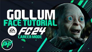 EA FC 24 GOLLUM FACE Pro Clubs Face CLUBES PRO Creation CAREER MODE  LOOKALIKE [upl. by Ludvig]