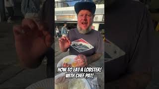 How to eat a lobster With Chef Pat seafood foodie lobster eatlobster lobstergram fresh [upl. by Aneed440]