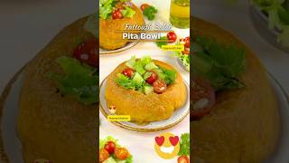 Fattoush salad 🥗 pita 🫓 bowi recipe 😋 ready 🥰chineesefood food cooking hasnakitchen654 [upl. by Asillim]