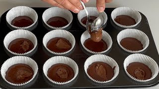 TAM ÖLÇÜLÜ ❗️SUFLE LEZZETİNDE ÇİKOLATALI CUPCAKE🧁TARİFİ [upl. by Rona]