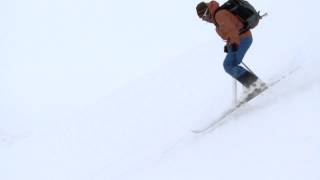 Ski touring  Jump turns [upl. by Nosinned]