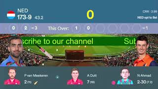 NED vs AFG Live Match [upl. by Namso]