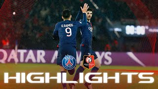 HIGHLIGHTS  PSG 11 RENNES ⚽️🏆 Ligue1  PSGSRFC [upl. by Arikahc]