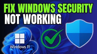 How to Fix Widows Security Not Working or Blank in Latest Windows 11 [upl. by Chandler]