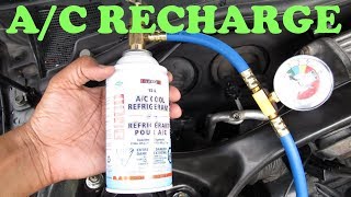 How to Recharge an AC System [upl. by Lesoj]