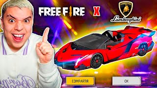 ¡CONSEGUÍ TODA LA COLABORACION DE FREE FIRE X LAMBORGHINI  🔥 🔥 [upl. by Eelrehpotsirhc]