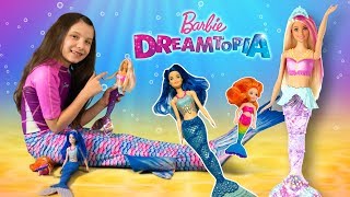 BARBIE DREAMTOPIA  ZOSTAŁAM SYRENKĄ 89 unboxing i bajka po polsku SARA [upl. by Sauncho697]