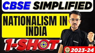 NATIONALISM IN INDIA  History Class 10 OneShot Explanation 202324  CBSE SIMPLIFIED [upl. by Yelkcub]