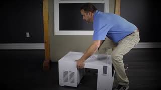 Installation of the Soleus Air Saddle Window Air Conditioner [upl. by Nahc]