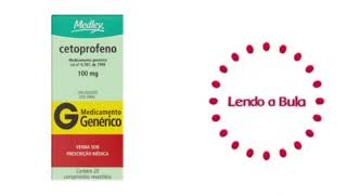 Cetoprofeno COMO DEVO USAR ESTE MEDICAMENTO Lendo a Bula remedios cetoprofeno [upl. by Reivaz937]