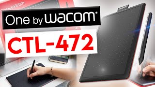 Wacom One by CTL472K0CX Small 6inch x 35inch Graphic Tablet unboxing setup and review  HINDI [upl. by Eustace]