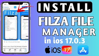 How To Install Filzaescaped in ios 1703  How to install filza file manager in iphone ios 17 [upl. by Morgan]