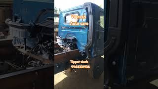 TATA INTRA V30  TIPPER WORK HYDRAULIC FITTINGS BODY BUILDING [upl. by Claudell244]