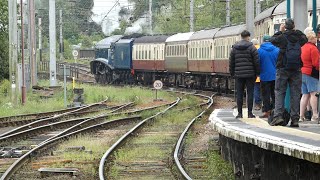 60007 Sir Nigel Puts the Modern Railway to Shame  Carlisle 230524 [upl. by Sahpec]