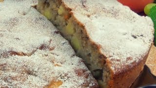 Bizcocho de manzana  una receta muy sencilla Gustoso TV [upl. by Tabshey]