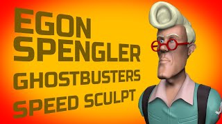 EGON SPENGLER SPEED SCULPTING IN ZBRUSH [upl. by Kho671]