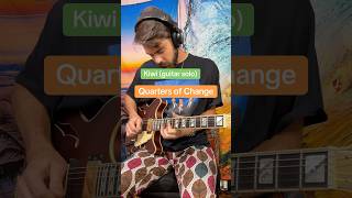 Kiwi by Quarters of Change guitar solo cover indierock dangelico [upl. by Lledualc254]