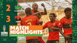 HIGHLIGHTS  Mauritania 🆚 Angola 32 ملخص مباراة موريتانيا وأنجولا TotalEnergiesAFCON2023 [upl. by Femmine]