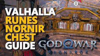 God of War Ragnarok Valhalla Runes Nornir Chest Guide [upl. by Howzell]