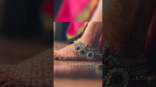 ANKLET 😻 for Bride to be bridal anklets shortvideo shorts [upl. by Yehtomit]