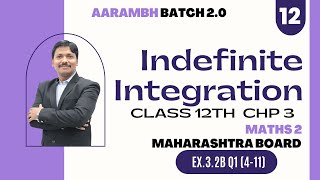 Chp3 Indefinite Integration Lec 12  AARAMBH 20 Batch 2023  HSC Board  Maharashtra  Dinesh Sir [upl. by Enelec]