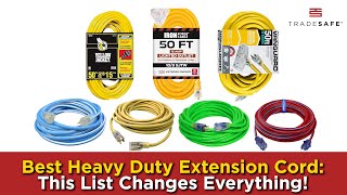 Best Heavy Duty Extension Cord This List Changes Everything [upl. by Issiah691]