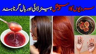 DARK BROWN HAIR DYE AT HOME HAIR DYE IN 10 MIN 100ORGANIC HAIR DYE AMAZING RESULT 💯 [upl. by Atinaujnas]