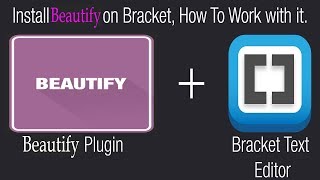 how to use beautify in brackets just 1 click [upl. by Itsim]