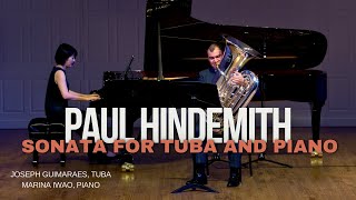 Paul Hindemith 1895–1963 Sonate für Bass Tuba und Klavier 1955 [upl. by Humo825]