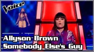 Allyson Brown  Somebody Elses Guy The Voice UK 2012 season 1 blinds [upl. by Jelle157]