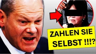 WARUM ZAHLEN SIE NICHT SELBST IN DIE RENTE EIN  BÜRGERIN ENTLARVT SCHOLZ [upl. by Burny645]