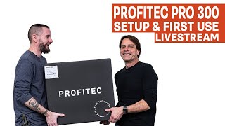 Profitec Pro 300  Unboxing Startup amp First Use Livestream [upl. by Lasyrc]