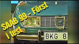 Saab 99 i test  UNIK VIDEO  Perstad Presenterar TrafikMagasinet BilTV med Perstad [upl. by Nagn]