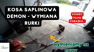 086 Wymieniam rurkę z wałkiem w kosie spalinowej Porażka na koniec filmu [upl. by Benita448]