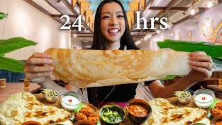 24 Hours Eating Indian Food  Breakfast Dinner Dessert [upl. by Allveta]