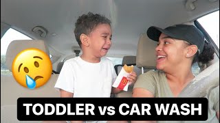 TODDLER vs CAR WASH [upl. by Riba]