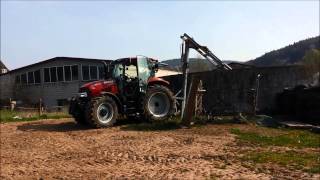 Güllemixen 2014 mit Case Maxxum 110 und Reck Güllemixer [upl. by Kwarteng433]