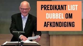 HILARISCH PREDIKANT LIGT DUBBEL OM AFKONDIGING [upl. by Porter397]