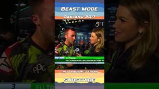 Eli Tomac Going Beast Mode at the 2017 Oakland Supercross elitomac supercross motocross [upl. by Yelroc]