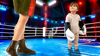 Teaching My Son RISKY Sports Influencer Boxing [upl. by Llenrup]