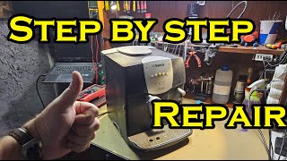 SAECO Incanto Step by step repair  low stream of coffee  Group cleaning [upl. by Garling]