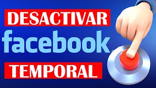 Cómo SUSPENDER una CUENTA de FACEBOOK TEMPORALMENTE 2024❌ [upl. by Aleit998]