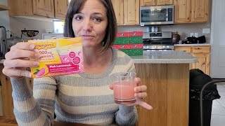 Review for Emergen C 1000mg Vitamin C Powder Pink Lemonade [upl. by Mosier]