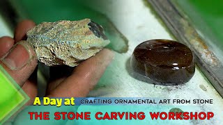 quotA Day at the Stone Carving Workshop Crafting Ornamental Art from Stone  CareerStoryquot [upl. by Natika]