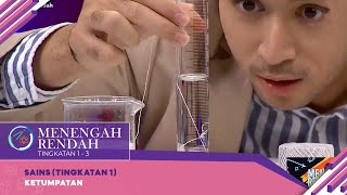 Menengah Rendah 2022  Sains Tingkatan 1 Ketumpatan [upl. by Eliathas]