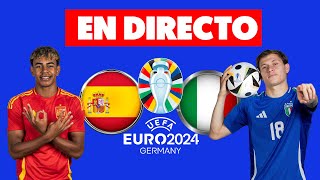 🔴ESPAÑA vs ITALIA · EUROCOPA EN DIRECTO · ESPAÑOL REACCIONA EN VIVO [upl. by Annelise]