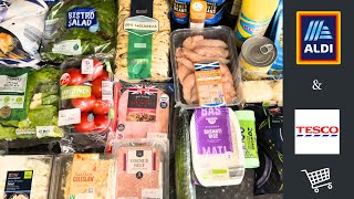 Aldi amp Tesco Scotland  UK Family grocery haul  25th of May [upl. by Lianna]