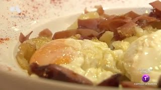 Huevos rotos con jamón y chorizo [upl. by Culbert]