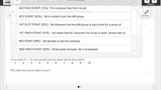 The Scene Checklist in Outlining Your Novel software [upl. by Pigeon]